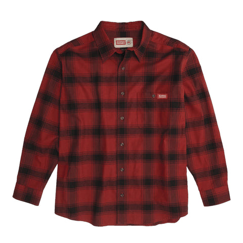 Stormy Kromer Flannel Shirt in Red/Black Plaid