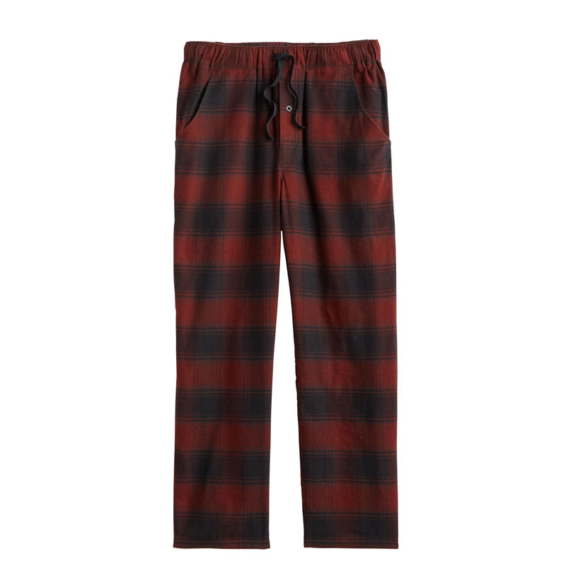 Pendleton Cotton Pajama Pant in Red/Black Ombre