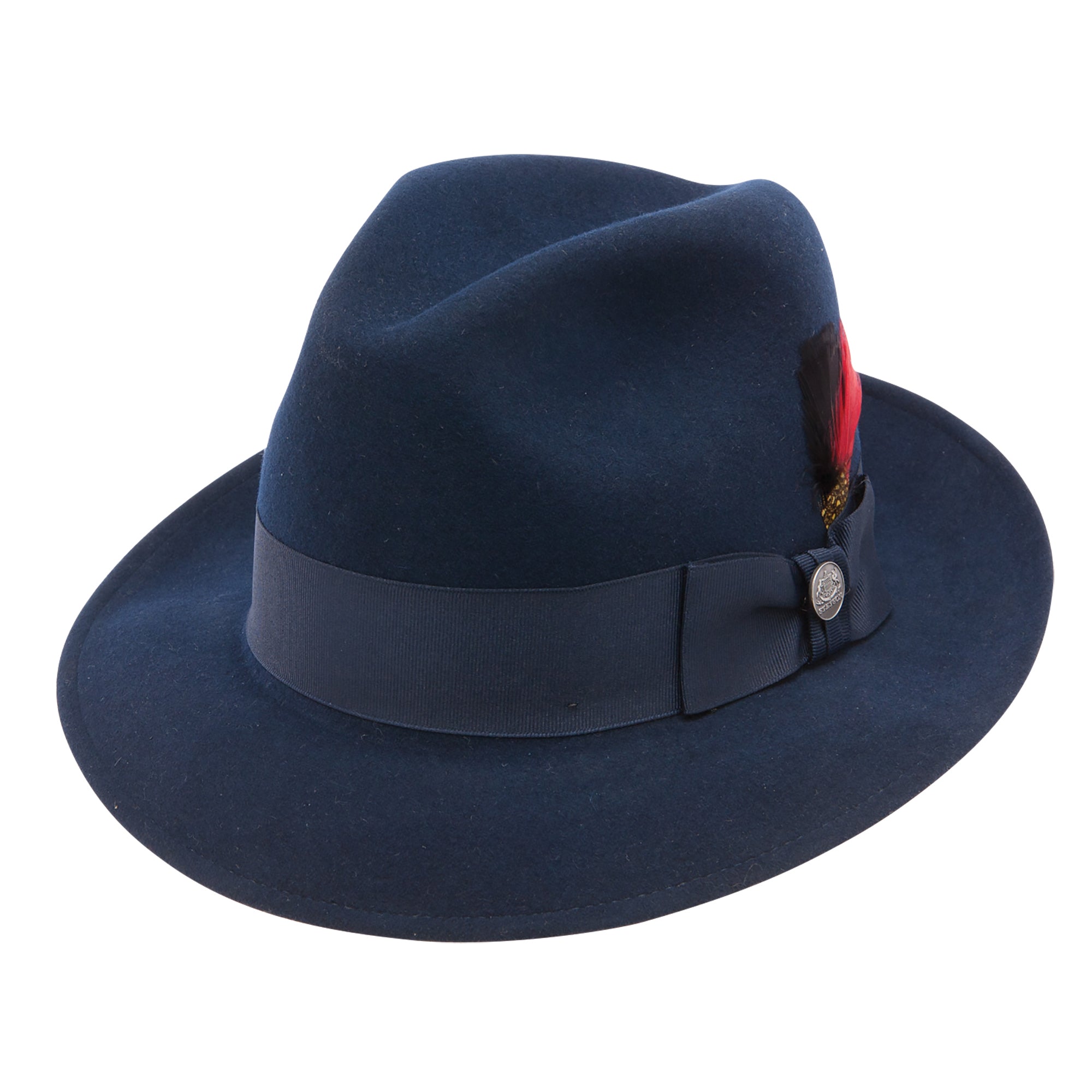 Stetson 100% Pure Wool Felt Frederick Hats in Navy