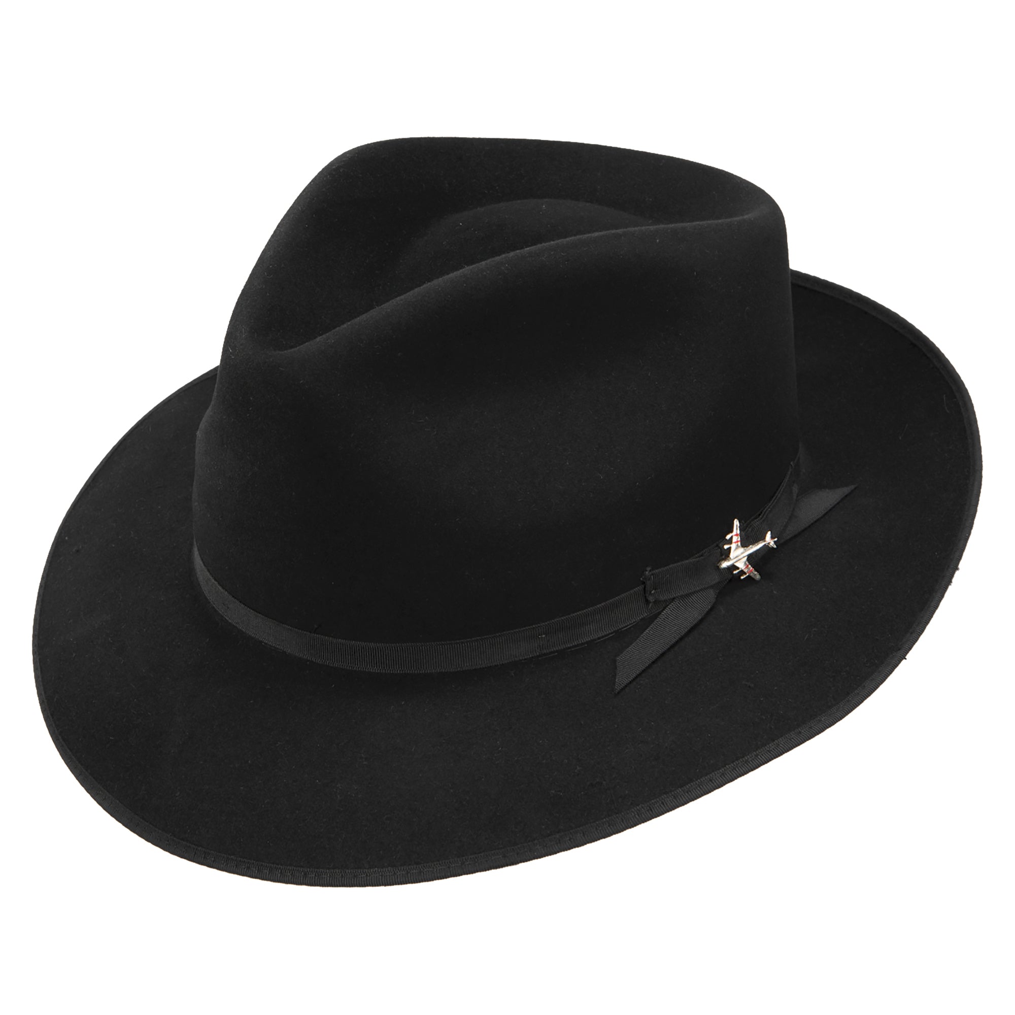 Stetson Stratoliner Fur Felt Fedora Hat with Hat Box