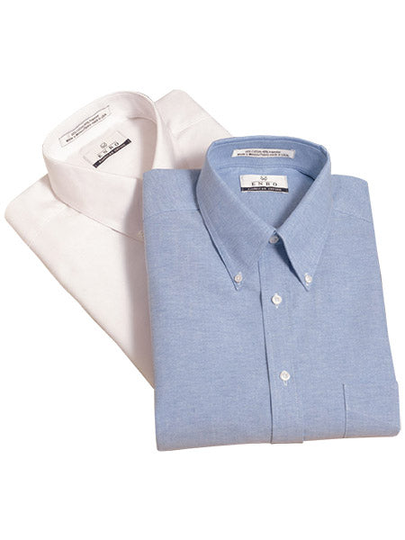 Damon / Enro University Oxford Short Sleeve Dress Shirts - Regular Sizes