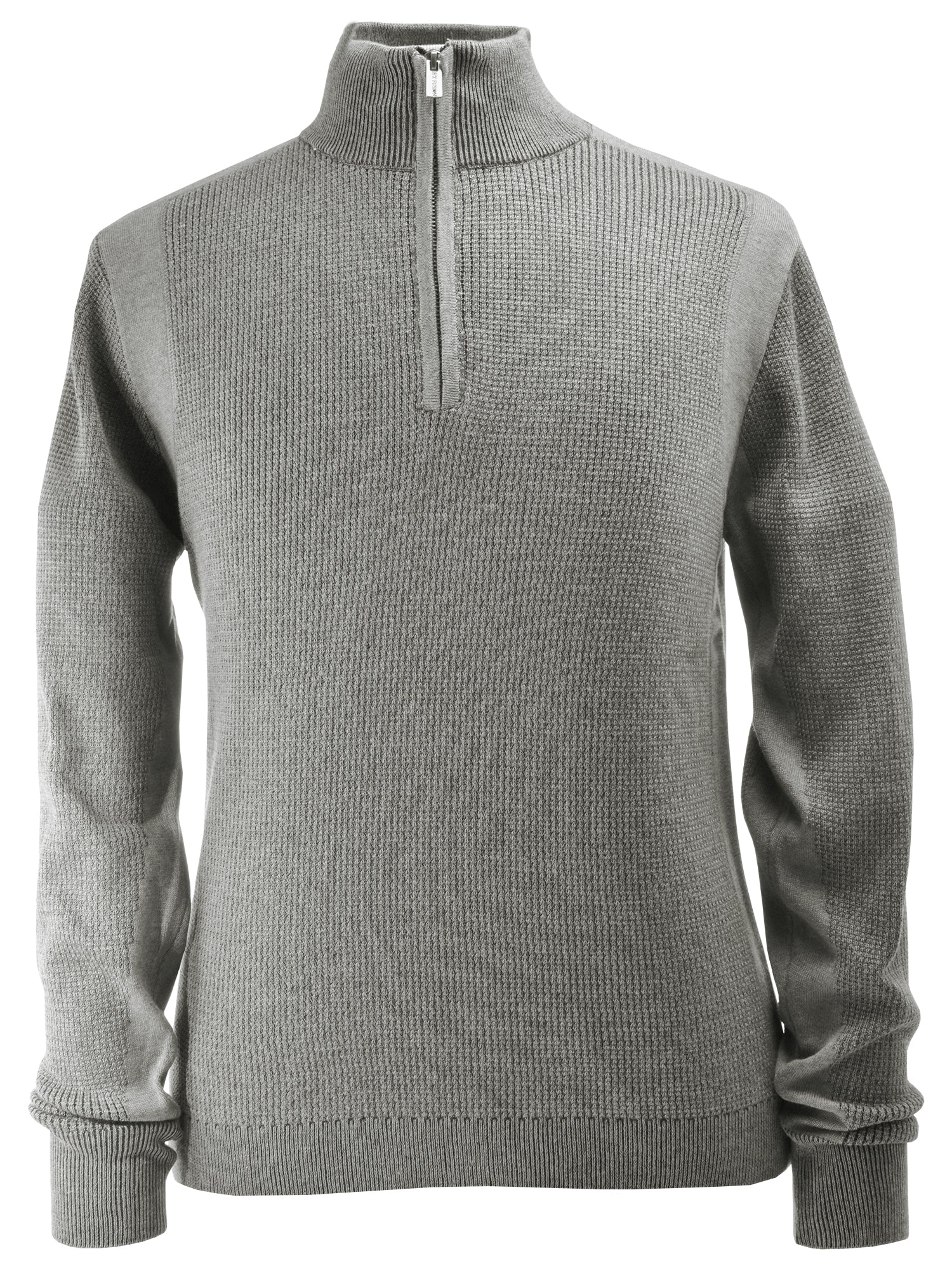 F/X Fusion Plaited Thermal Sweater in Grey