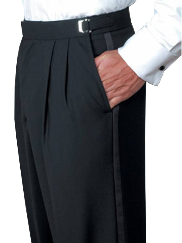 Men's 100% Polyester Tuxedo Pants - Tall Man Sizes - 1