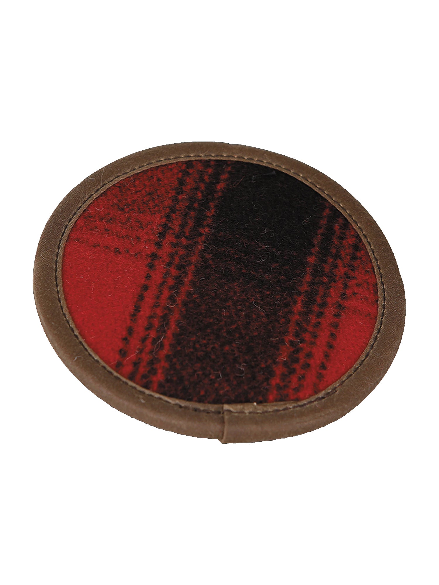 Buy red-black-plaid Stormy Kromer Wool Coaster Set of 4 in Red / Black
