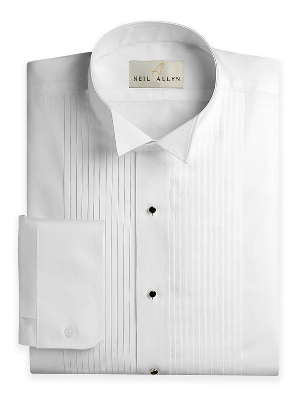Men's Cotton Blend Wing Tip Tuxedo Shirts - Big Ma - 1