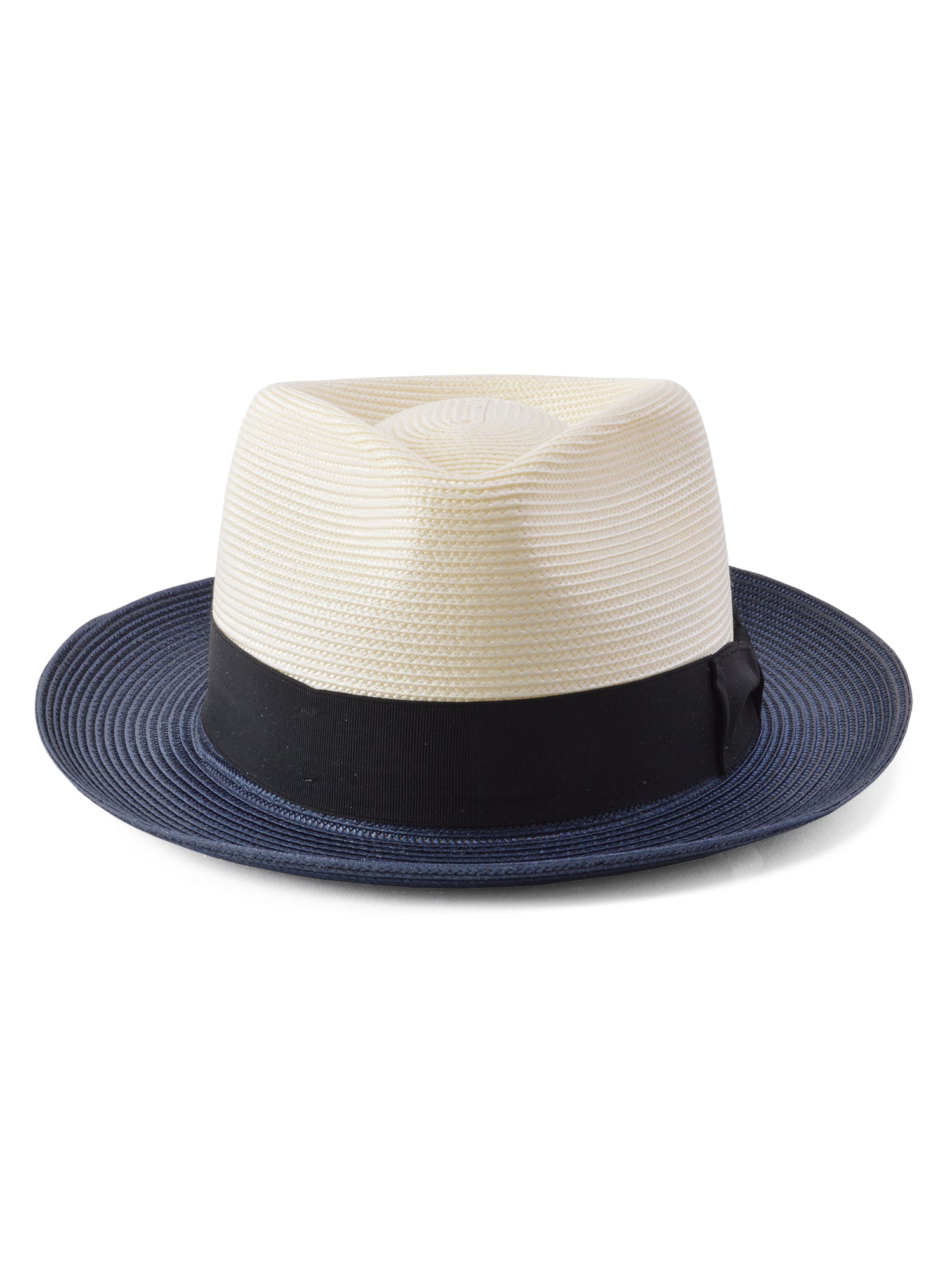 Stetson Dutoni Straw Hat in Ivory / Navy-3