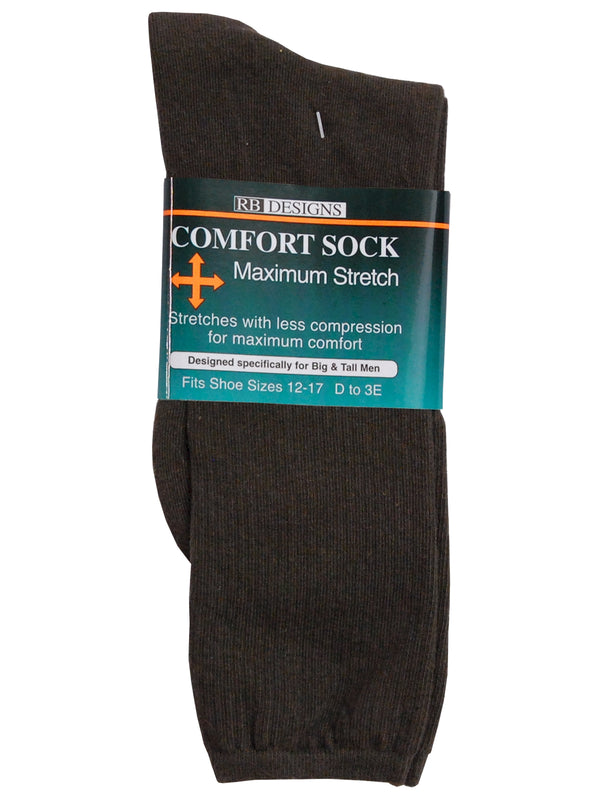 KB Designs Men's Comfort Dress Socks - Shoe Sizes - 4