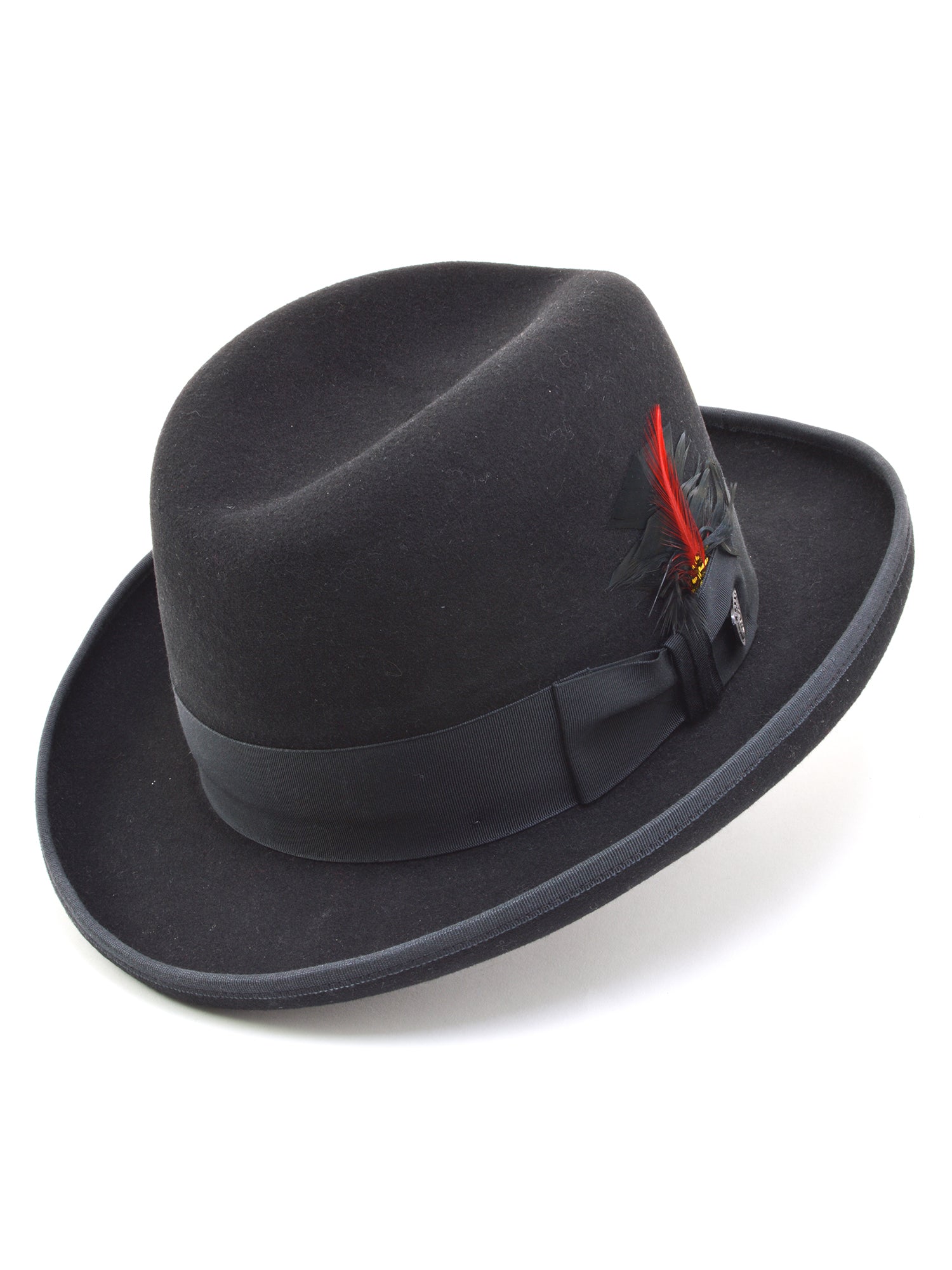 Dobbs 100% Wool Felt Fleetwood Hats in Black