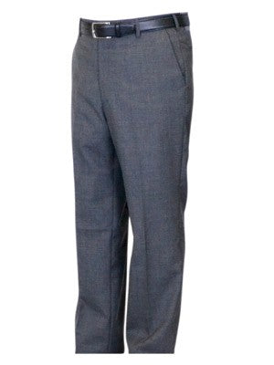 Berle Wool Blend Self Sizing Dress Pants - Tall Man Sizes - MEDIUM GREY