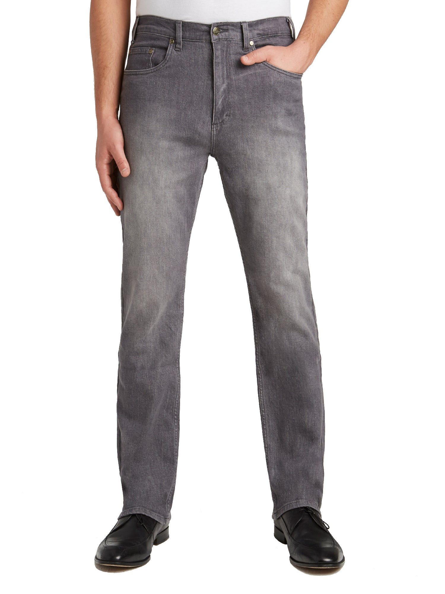 Grand River Marina Collection Stretch Jeans in Grey - Big Man Sizes