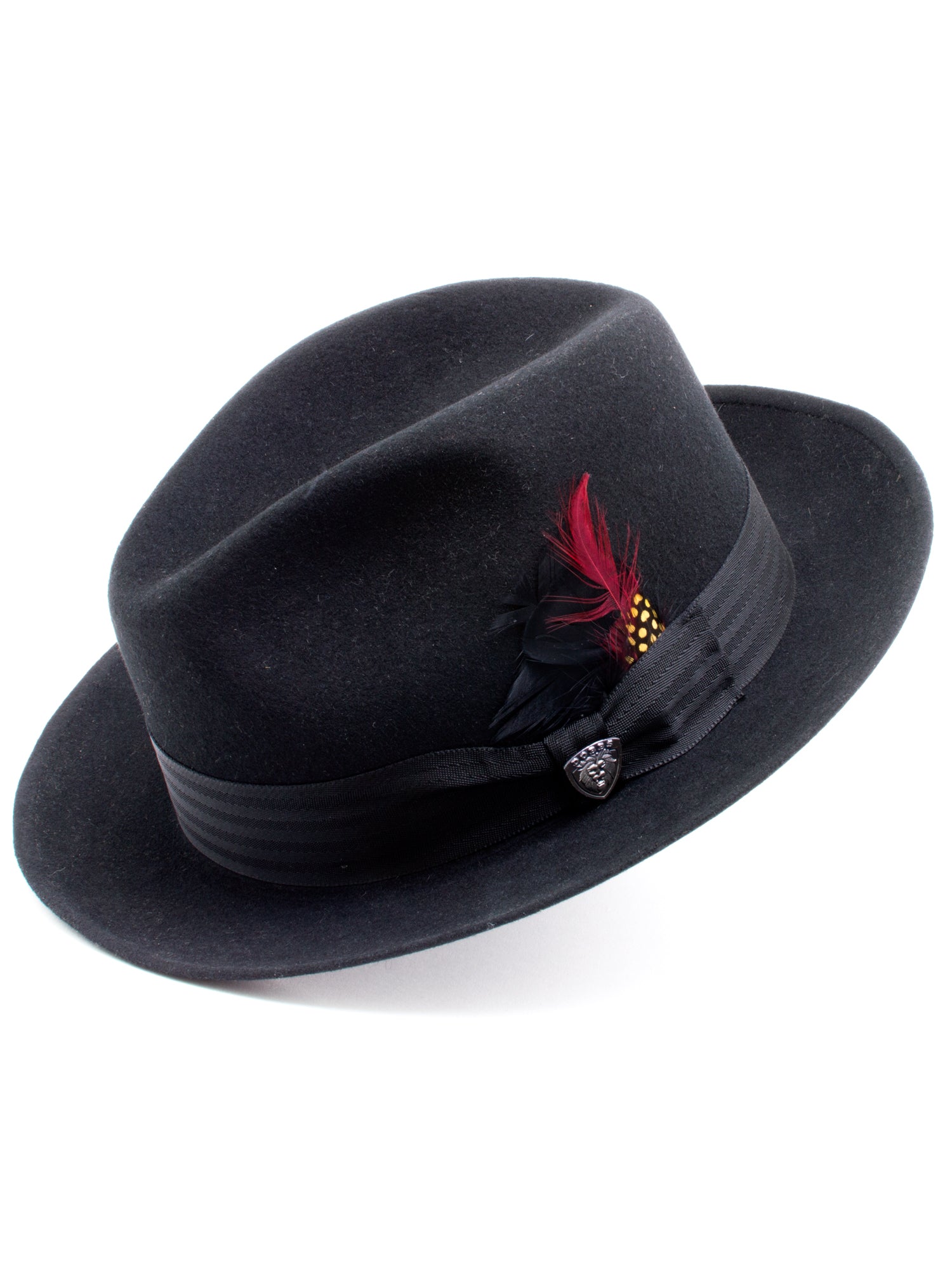 Dobbs 100% Wool Felt Glen Cove Hats in Black