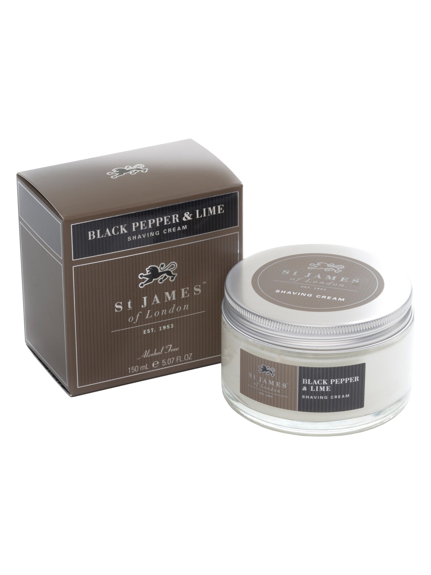 St James of London Black Pepper and Lime Shave Cream
