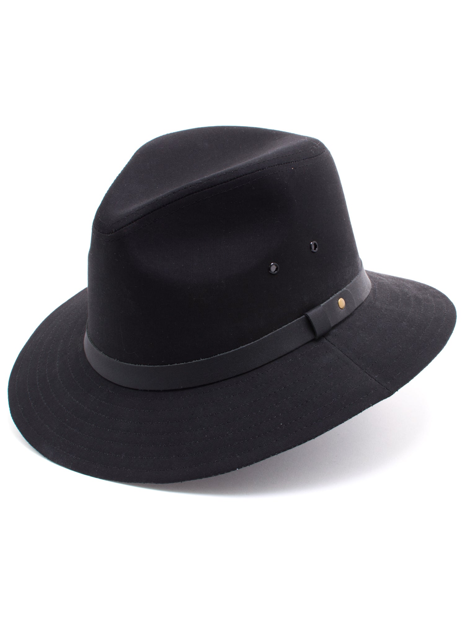 Dobbs Cotton Blend Gable Men's Hats in Black