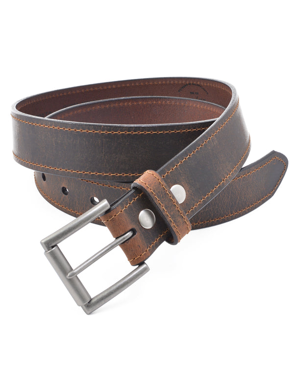 Lejon Oil Tanned Distressed Harness Leather Tracke - 1