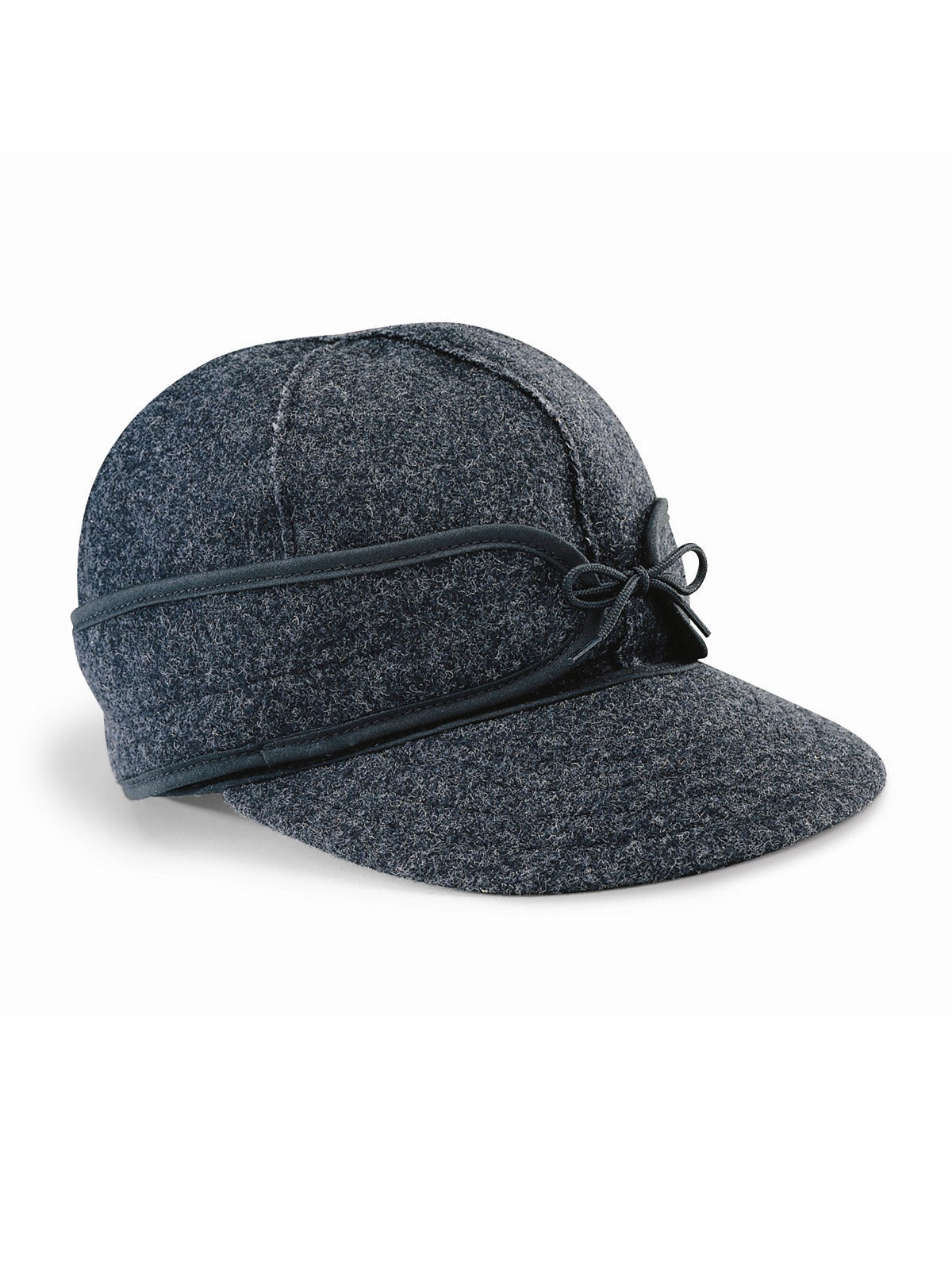Origional Stormy Kromer Caps With Ear Band in Charcoal Grey - 50010-CHA