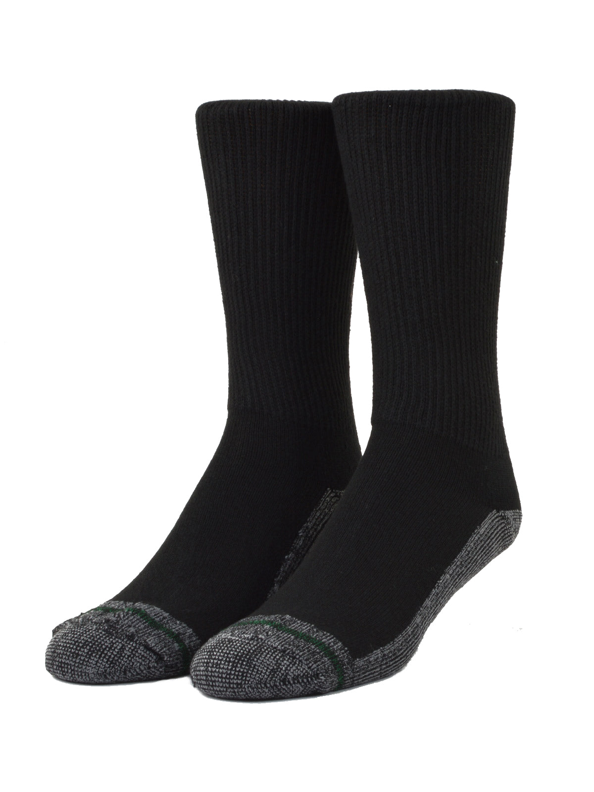 Loose Fit Stays Up Crew Athletic Socks in Black - Medium (Size 8.5 - 11.5) - 781