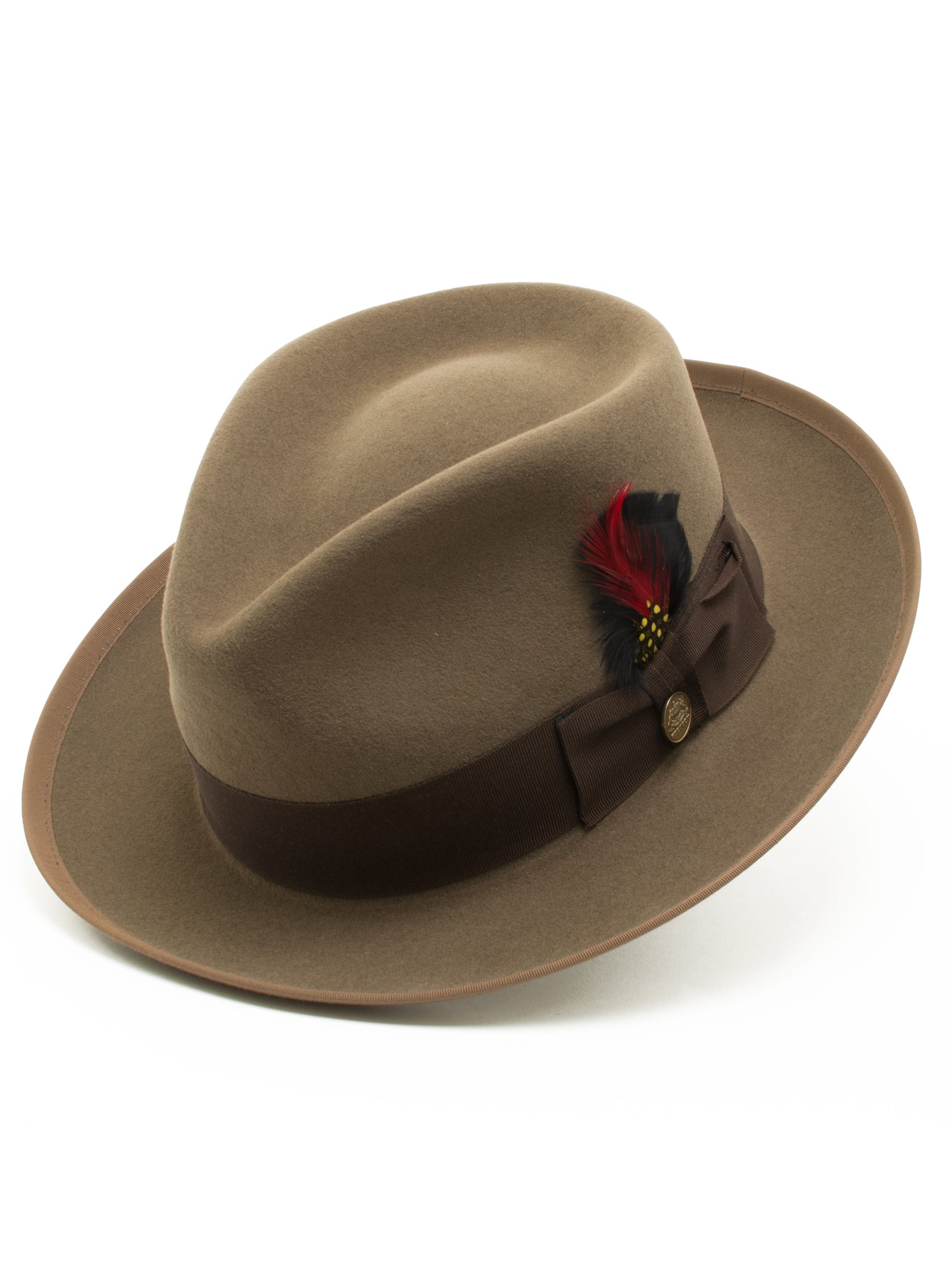 Stetson 100% Wool Felt 'Whippet' Hats in CAMEL