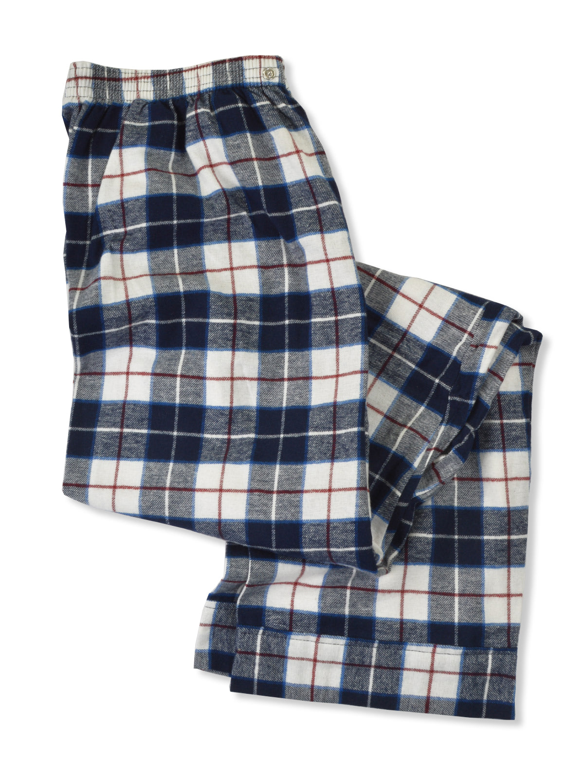 Foxfire 100% Cotton Flannel Coat Style Pajamas - B