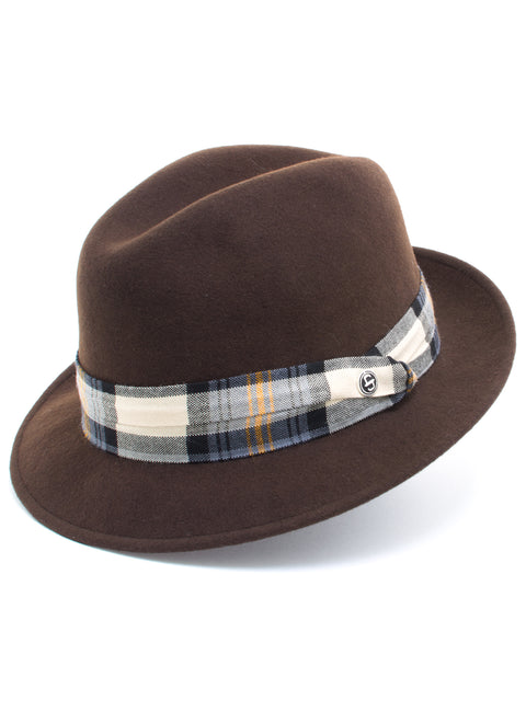 Stetson 100% Wool Felt Grad Hat in Brown
