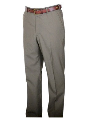 Berle Wool Blend Self Sizing Dress Pants - Short Man Sizes - LIGHT OLIVE