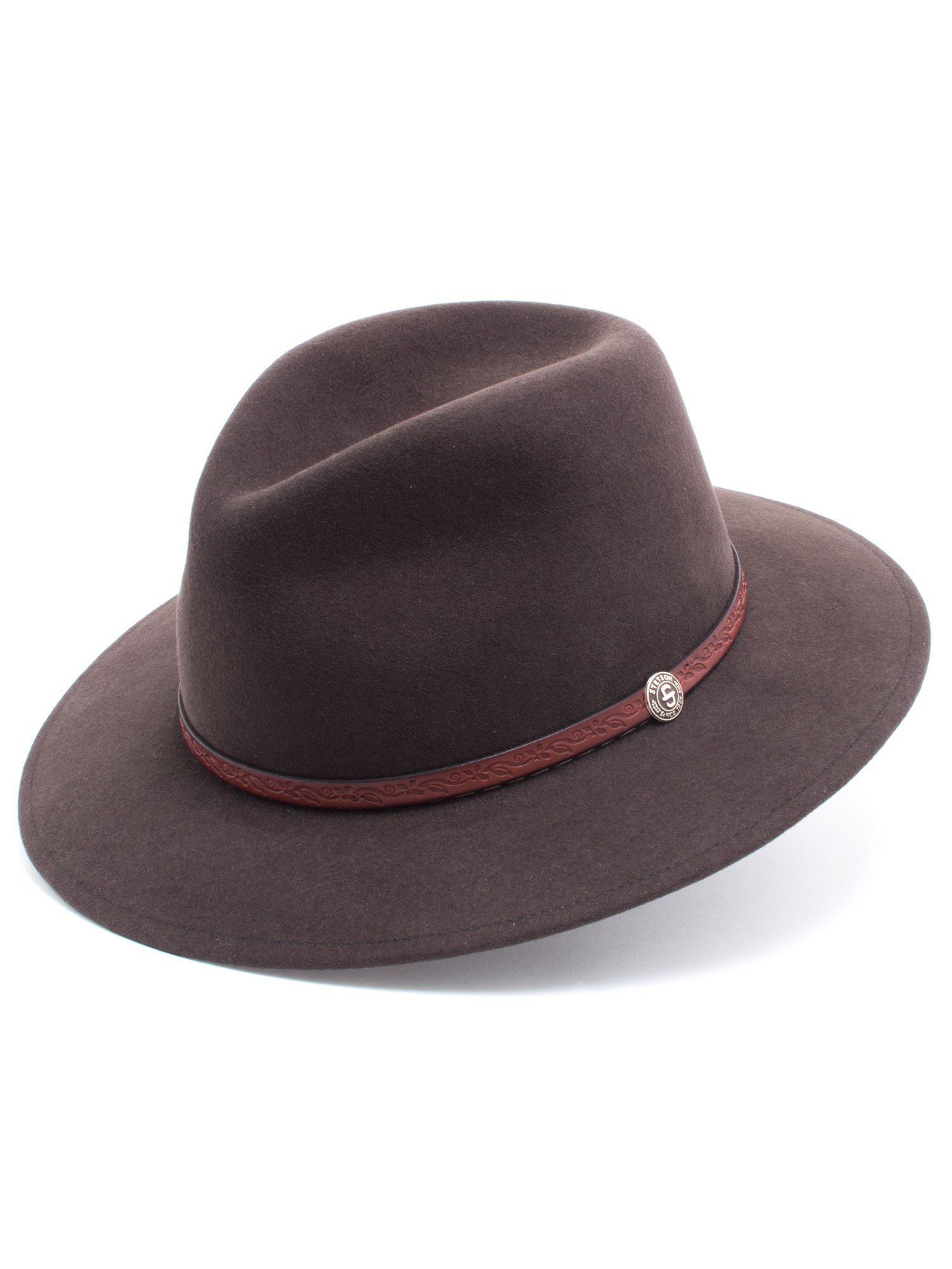 Stetson 100% Wool Felt 'Cromwell' Hats in Mink