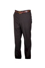 Berle Wool Blend Self Sizing Dress Pants - Big Man Sizes - BROWN