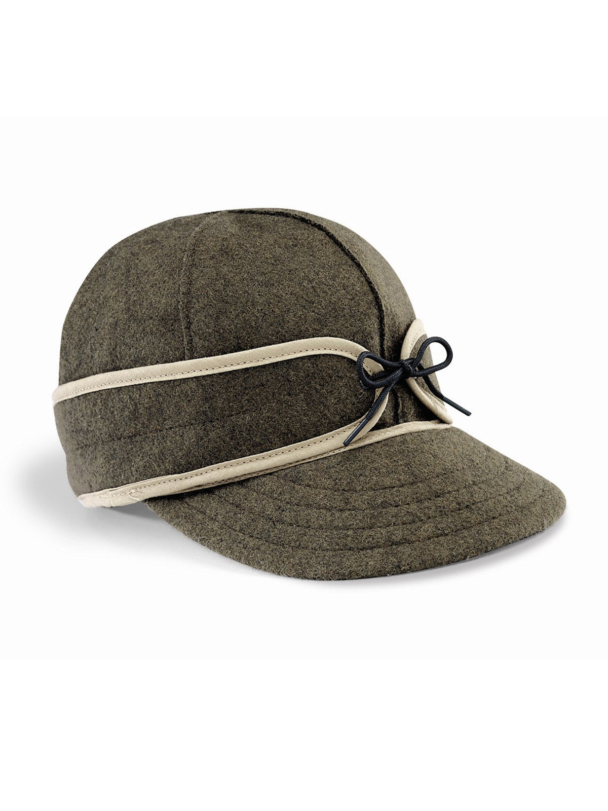 Origional Stormy Kromer Caps With Ear Band in Olive - 50010-OLV