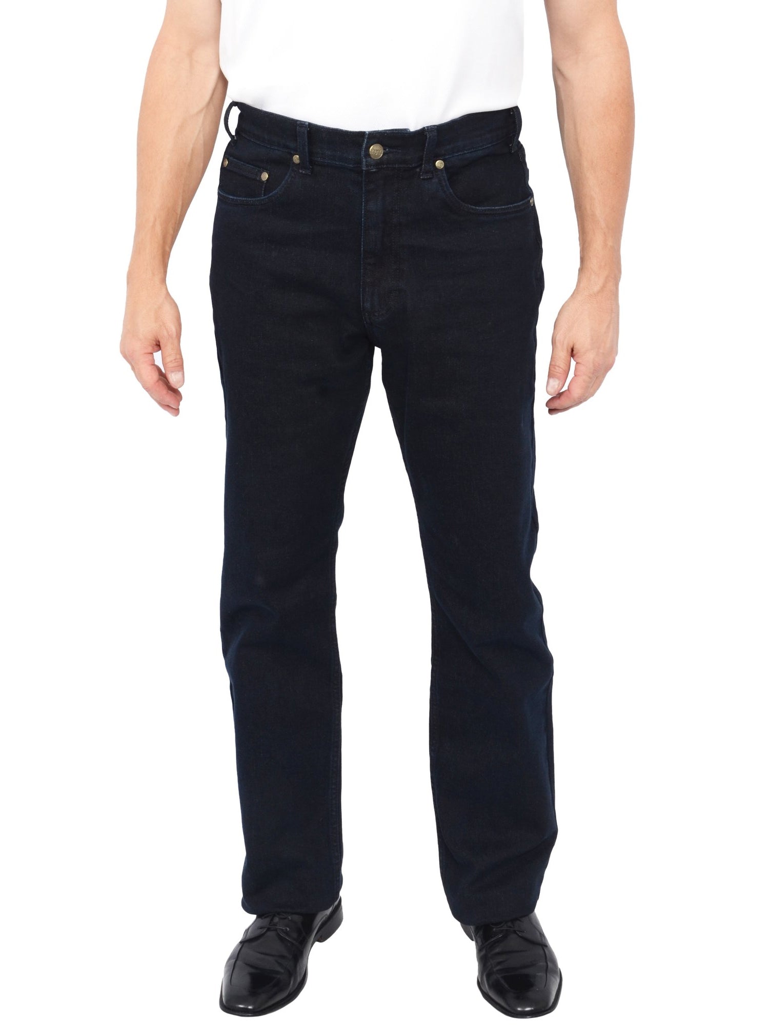 Grand River Stretch Traditional Fit Men's Jeans in Midnight - Regular Sizes