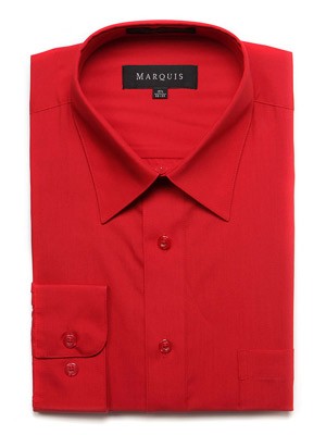 Marquis Men's Cotton Blend Dress Shirts - Regular