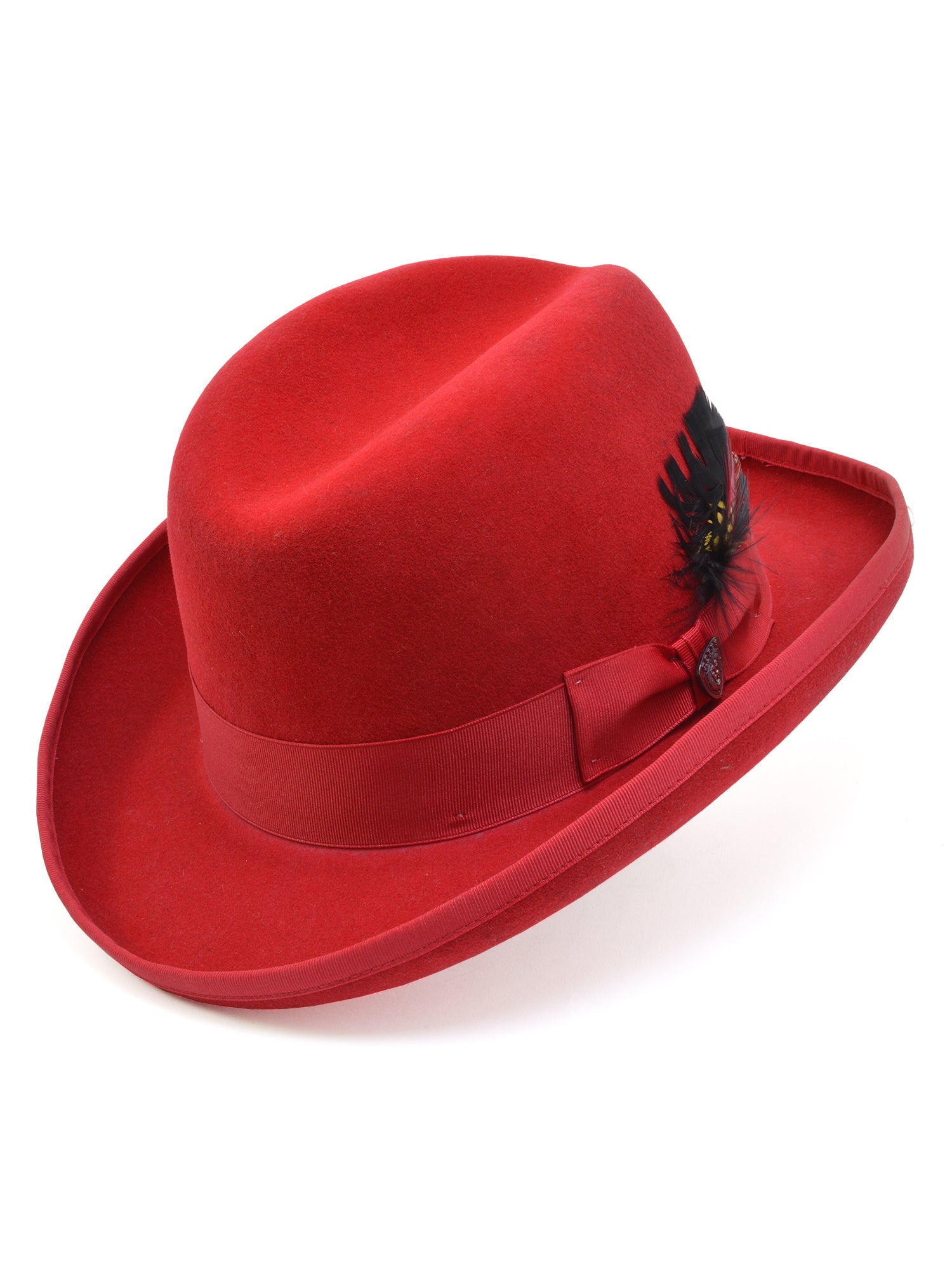 Dobbs 100% Wool Felt Fleetwood Hats in Red