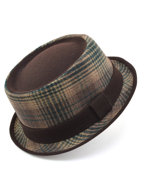 Henschel Men's Wool Blend Fashion Porkpie Hats