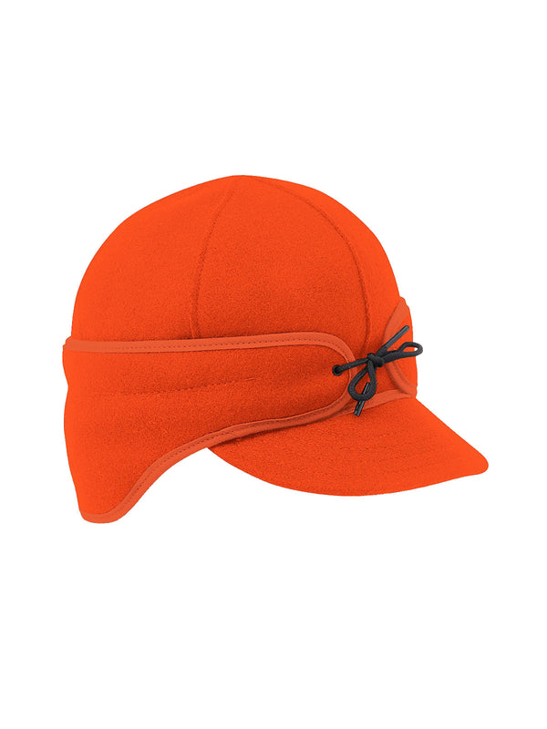 Stormy Kromer Rancher Caps With Ear Band in Orange - 1