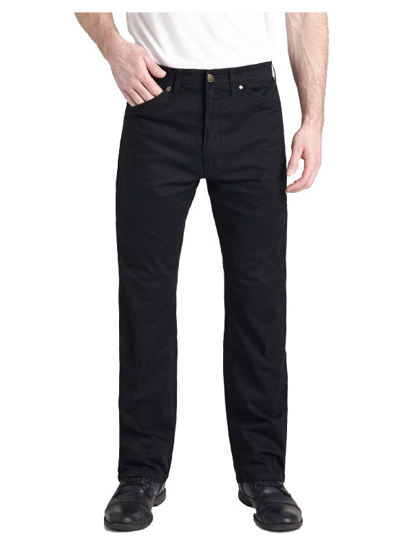 Grand River Brushed Twill Stretch Jeans - Regular Sizes - BLACK