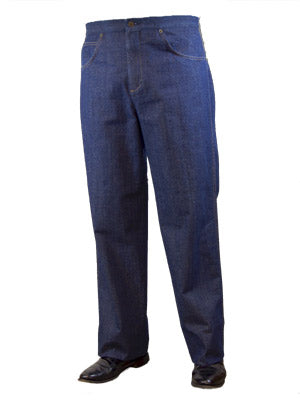 Ascott Brown Cotton Blend Beltless Denim Jeans - Regular Sizes