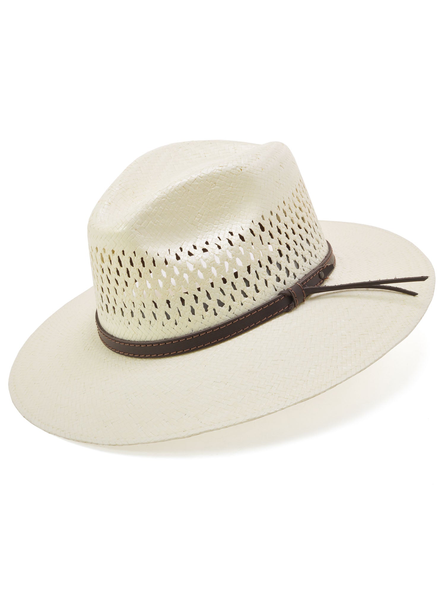Stetson Digger Vented Shantung Straw Hat
