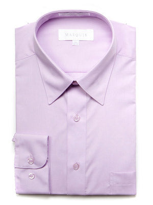 Marquis Men's Cotton Blend Dress Shirts - Big Man Sizes - LILAC