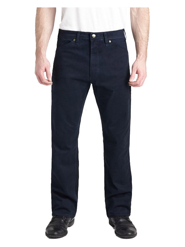 Grand River Brushed Twill Stretch Jeans - Big Man Sizes - NAVY