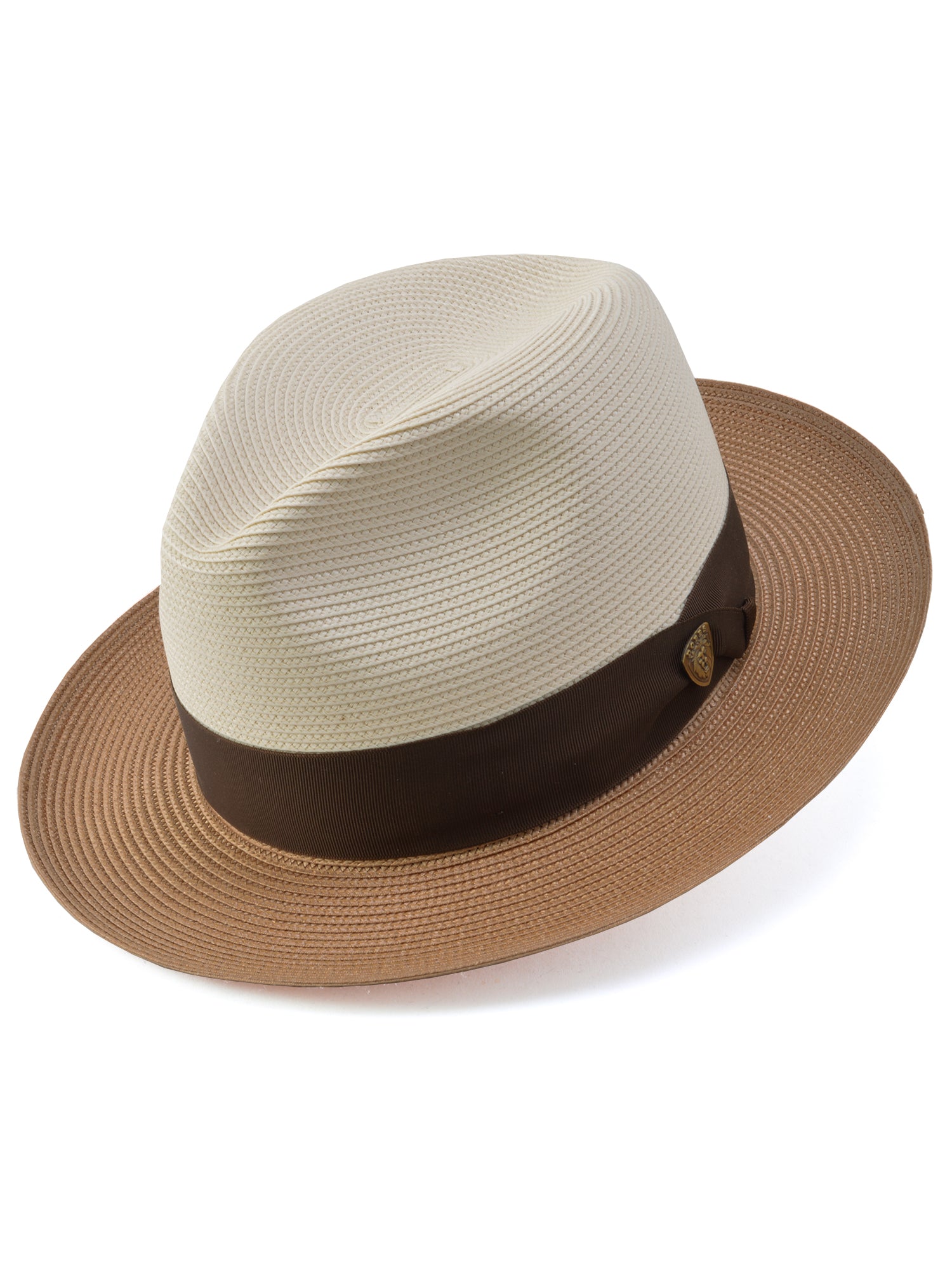 Dobbs Florentine Milan Toledo Straw Hat in Beige