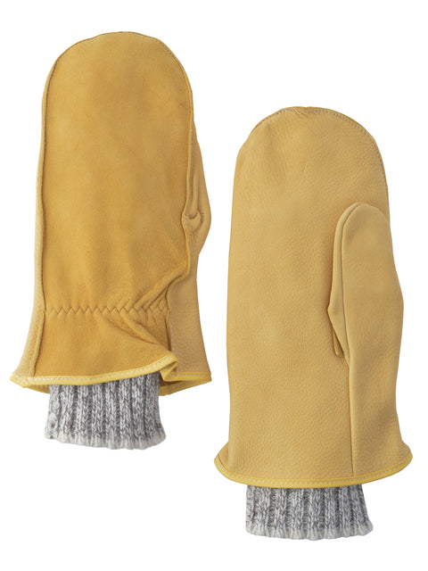 Buy yellow Lauer Leather &amp; Suede Chopper Mitt